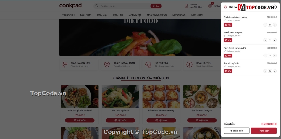 website bán đồ ăn,website bán đồ ăn nhanh,website bán đồ ăn html css js,website bán đồ ăn js thuần,website bán đồ ăn reponsive